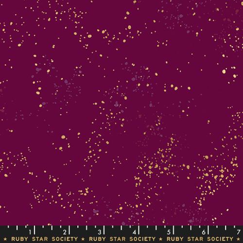 Speckled || Metallic Purple Velvet || Ruby Star