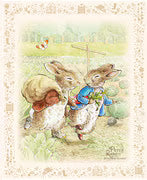 Peter Rabbit™ and Benjamin Bunny™ || 35 1/2" x 43 1/2" Panel