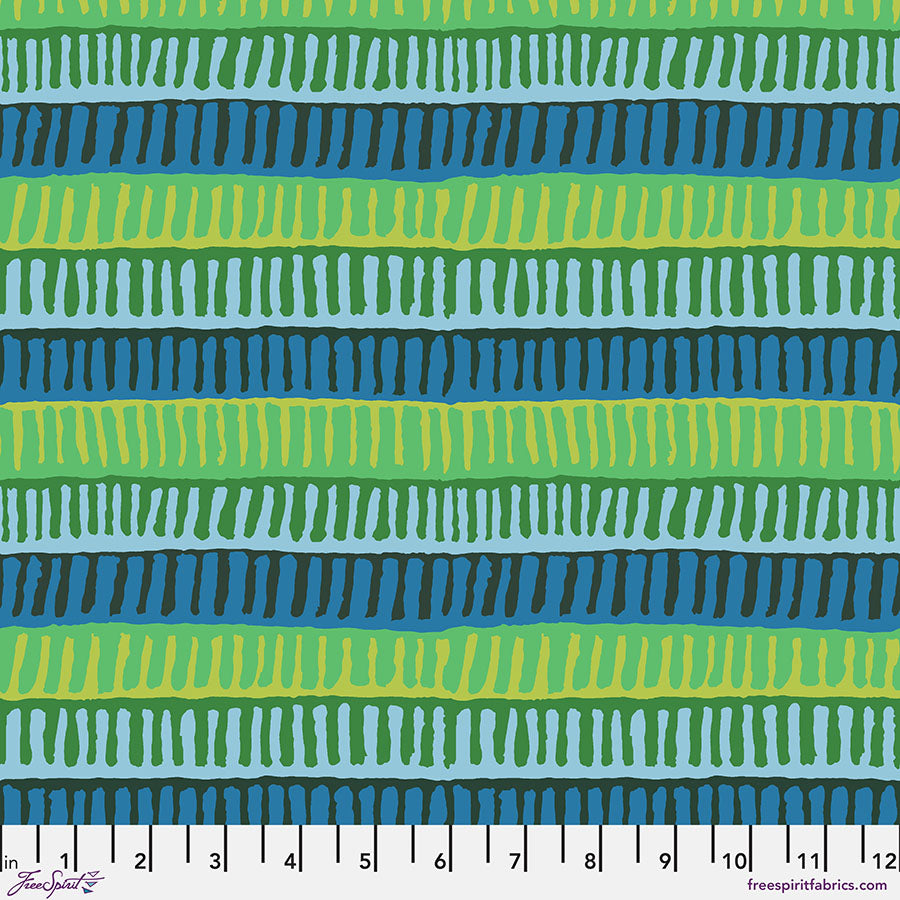 Zipper Stripe - Green || Kaffe Fassett