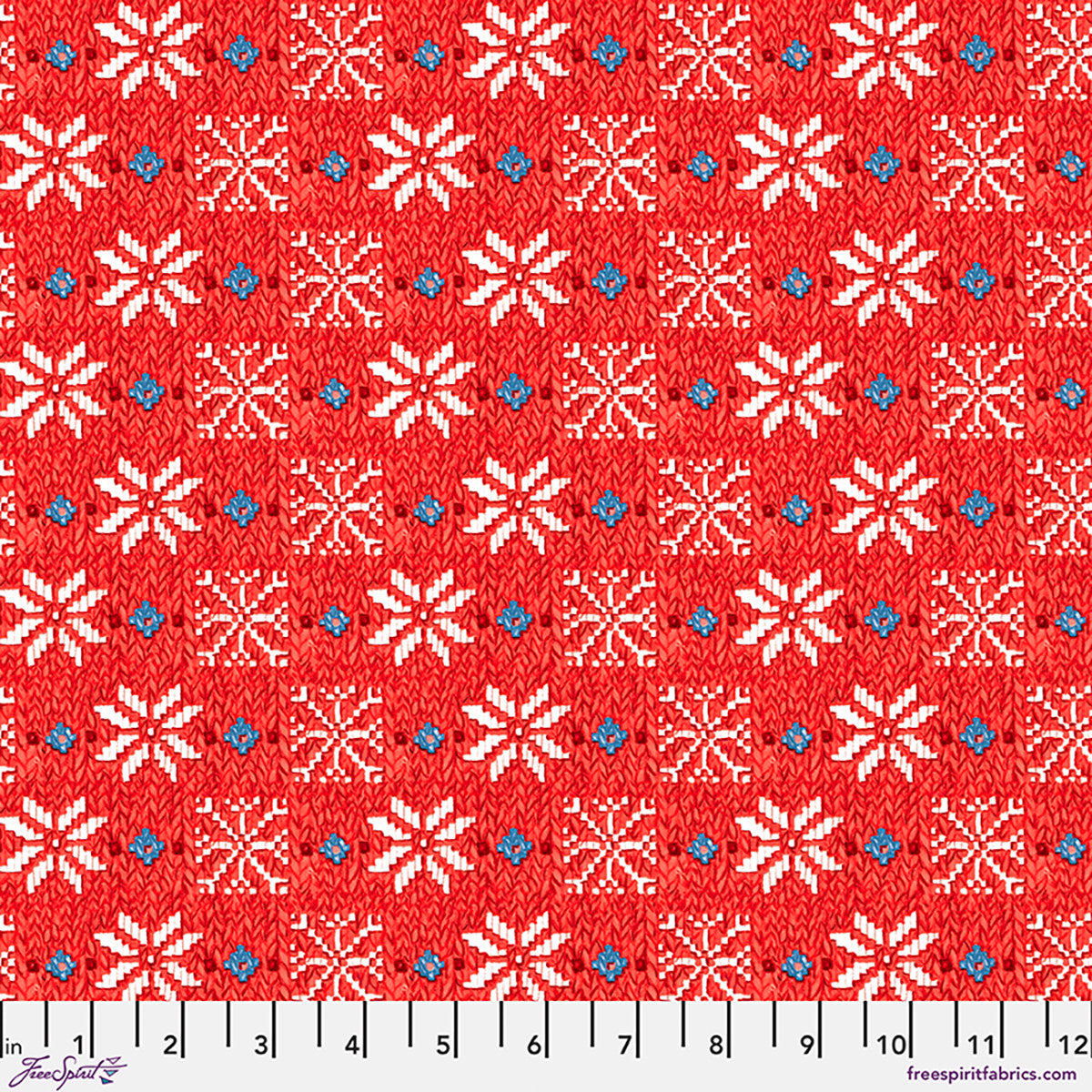 Snow Day || Winter Sweater || Red