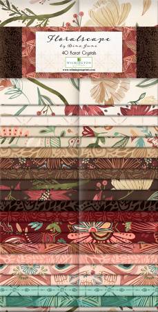 Floralscape 2 1/2" Fabric Roll