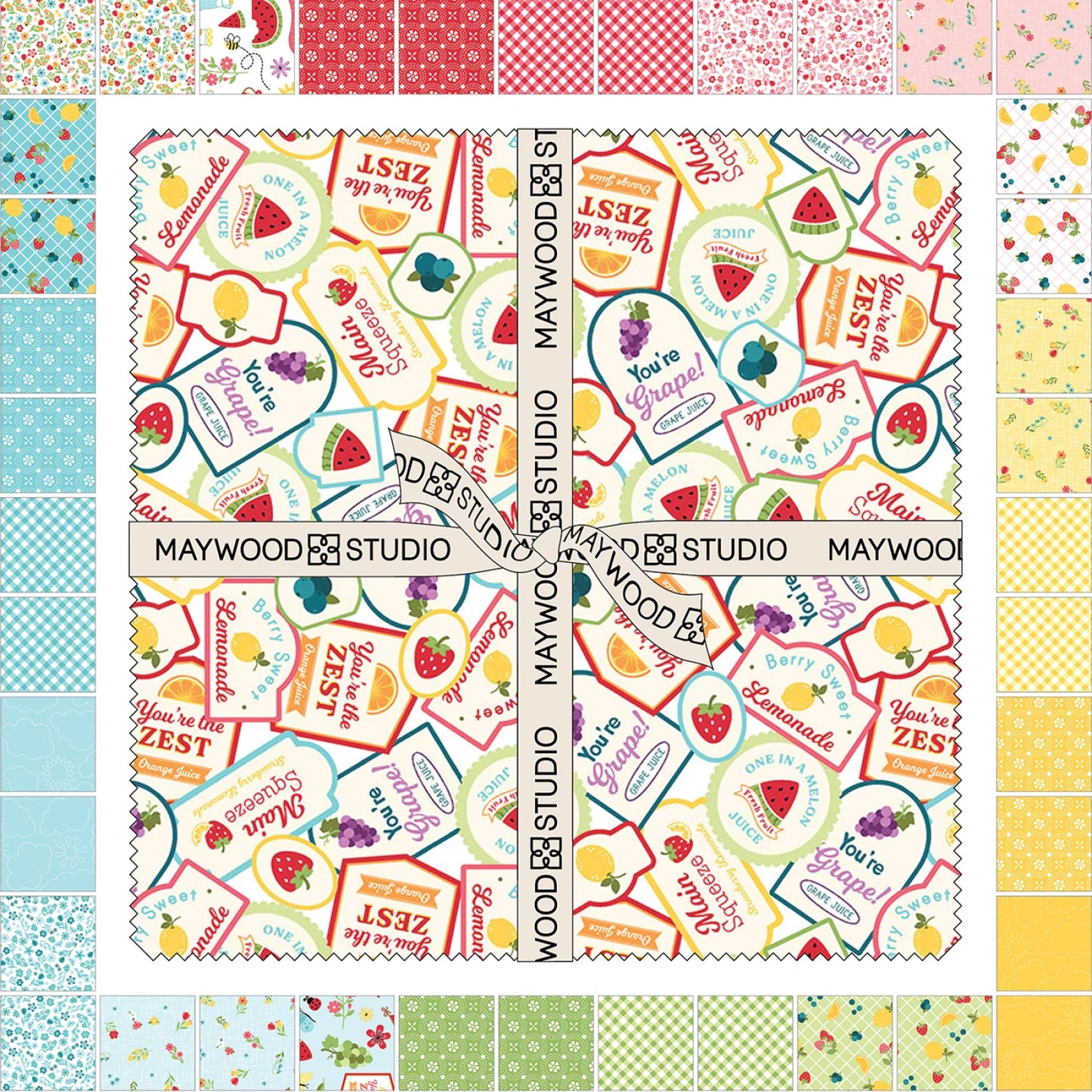 Sippin' on Sunshine || 10in Squares 42pcs/bundle