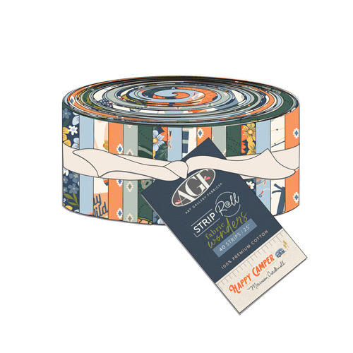 Happy Camper || Strip Roll Fabric Wonders