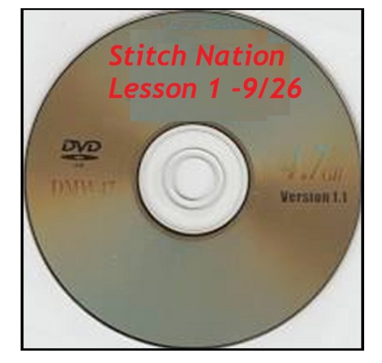 Stitch Nation Take Home CD of Lesson #1