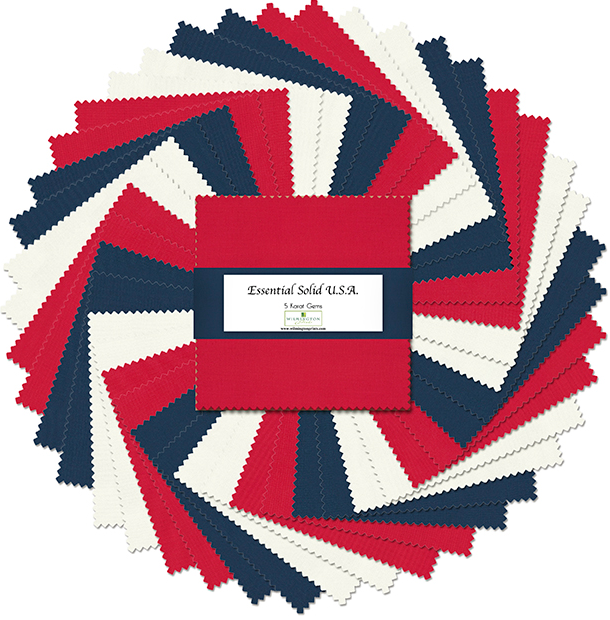 Essential Solid U.S.A. 5 in squares 502-18-502