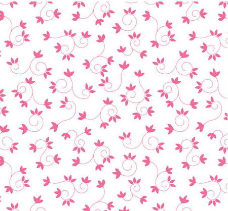 My Watercolor Garden Pink Scroll and Flower