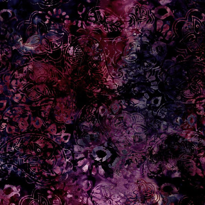 Tonga || Floral Paisley || Plum