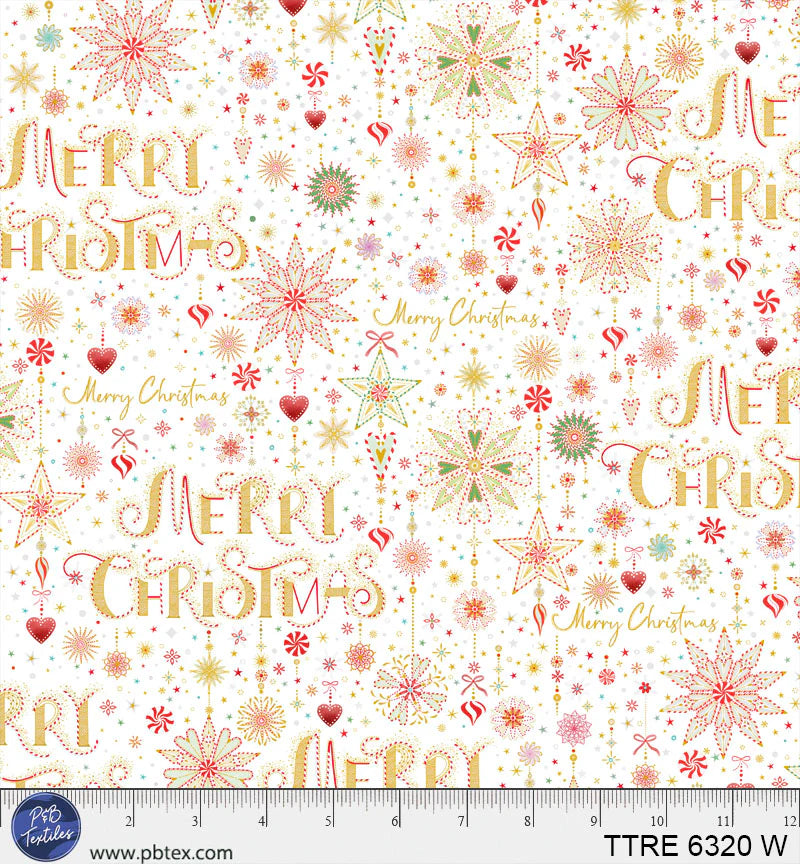 Turnowsky Treasures || Peppermint Christmas White