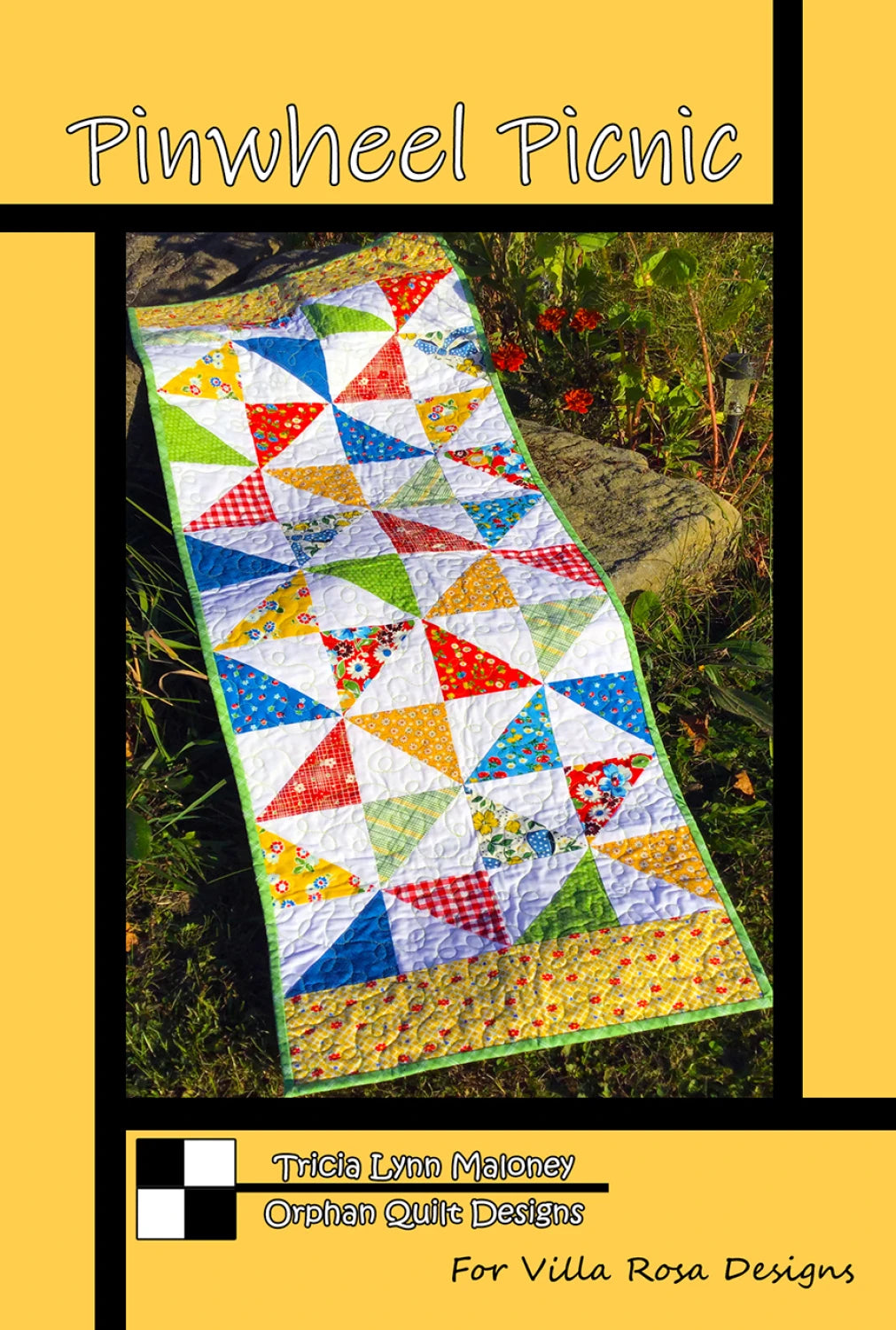 Pinwheel Picnic Quilt Pattern by Moda