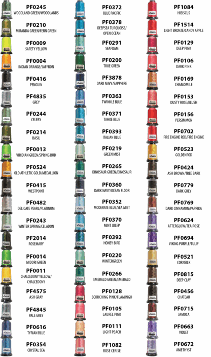 Floriani Top 60 Thread Box 6 || Vivid Layers