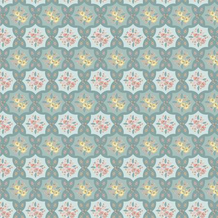 Wildwood Dwellings - Quilty Patches Teal