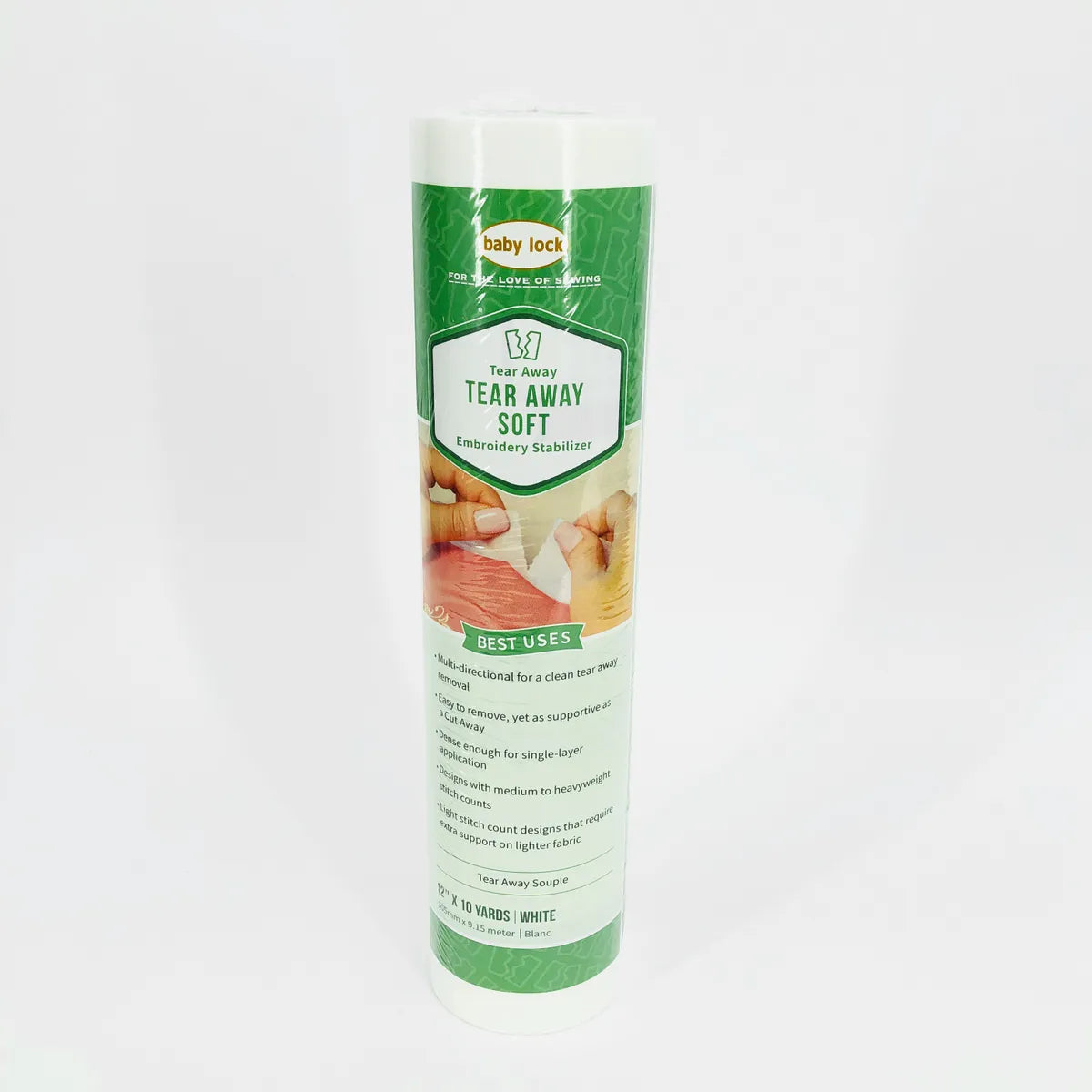 Babylock Heavy Tear-Away Soft Stabilizer (1.8 Oz.) 12" X 10 Yards