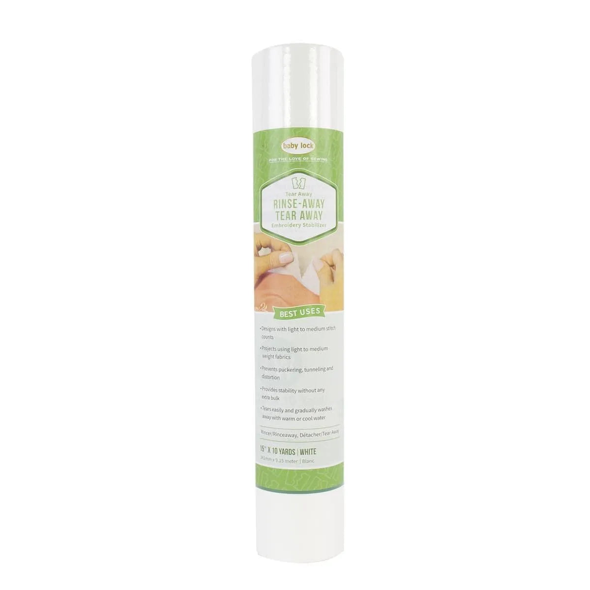 Babylock Rinse Away Tear Away (1.5 Oz) 15 X 10 Medium