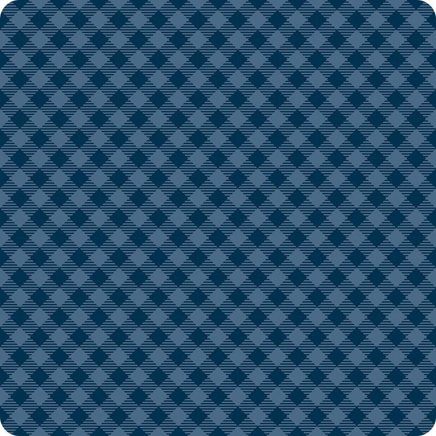Denim & Daisy || Gingham || Oxford Blue