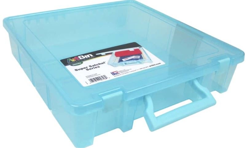 Super Satchel One Compartment Clear Aqua