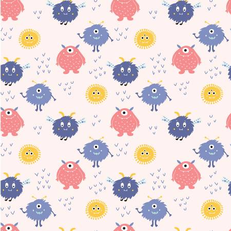 Cute Little Monsters - Friendly Monsters - Pink Multi CCC-2686-01