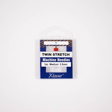 Klasse Twin Stretch 2.5mm/75 1 Needle