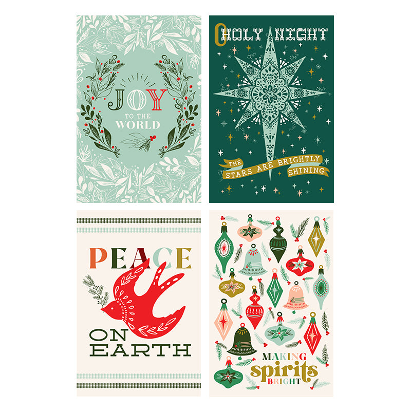 Cheer Merriment Tea Towel Set 4