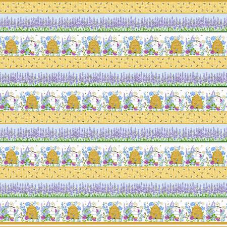 Buzzy Bee Multi Border Stripe