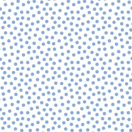 White/Light Blue On The Dot