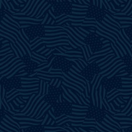 Stars of Valor Navy Flag Texture All Over