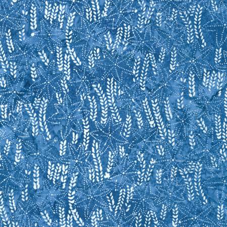 Artisan Batiks: Kasuri - Plants Denim Batik AMD-20836-67