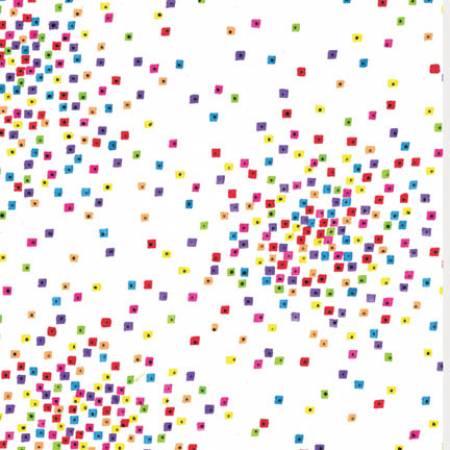 White/Multi Confetti