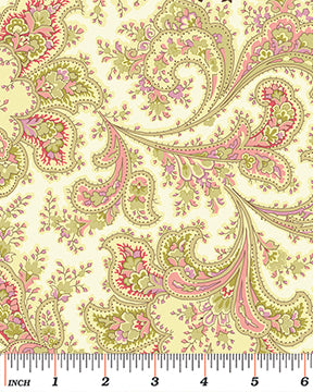 108" Wide Malabar Ivory