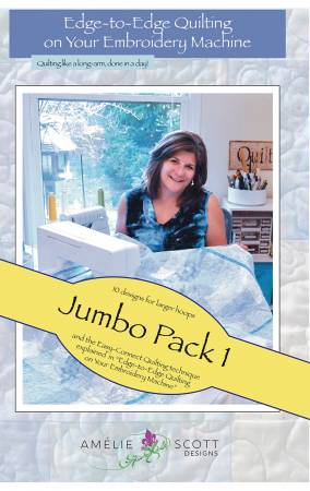 Edge to Edge Machine Embroidery Quilting Jumbo Pack 1