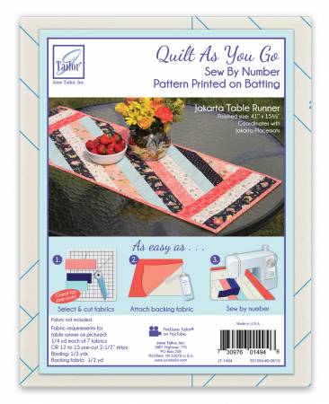 Quilt As You Go Jakarta Table Runner