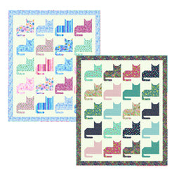 QT Switch It Up Shower Curtain Collection Pattern