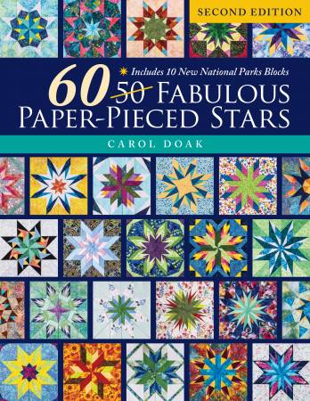 60 Fabulous Paper-Pieced Stars Second Edition Book