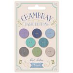 Tilda- Chambray Buttons Cool Colors 16mm 8pc