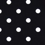 Tea Towel Polka Dot Black