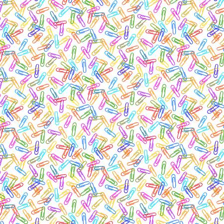 Books Are Magic || Rainbow Paperclips || White