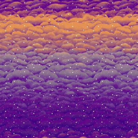After Life Party Purple/Multi Clouds and Stars