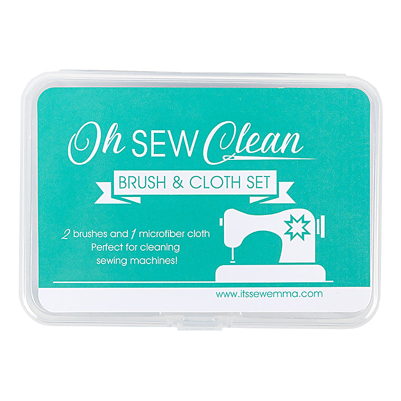 Oh Sew Clean Aqua Brush & Cloth Set