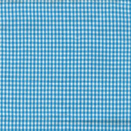 Tea Towel Mini Check Turquoise and White