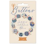 Creating Memories Summer Btn 5pc 10mm and 12mm