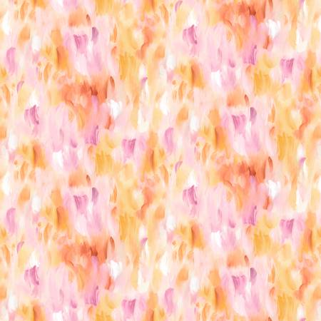 Painted Petals Paint Strokes Yellow and Pink Painted Petals