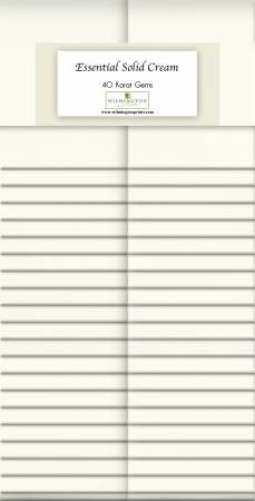 Essential Solids || Cream || 2.5in Strips