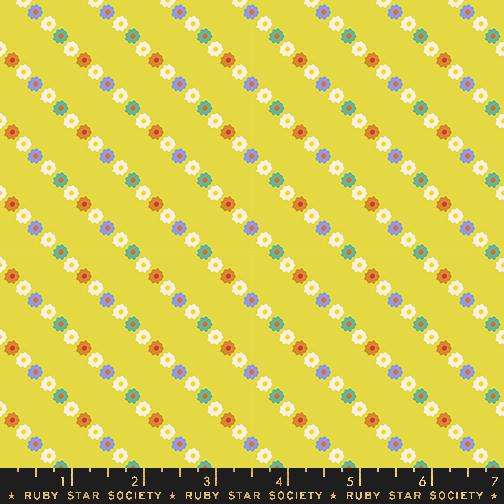 Ooh Lucky Lucky Garland Stripes in Citron