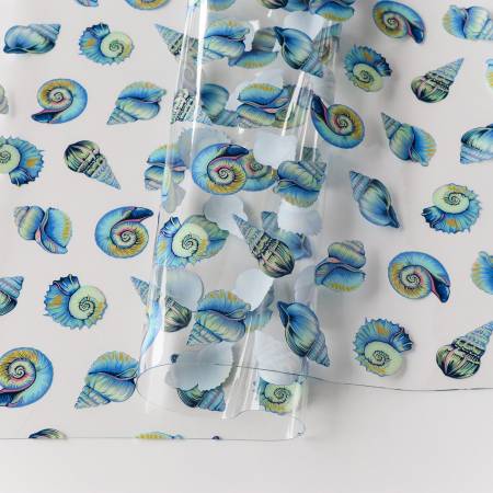 Tula Pink Floral Reef Collection: Lil' Shelly Vinyl 1/2 Yard Cut