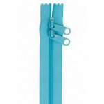 40" Zipper For Handbag Double Slide-Parrot Blue