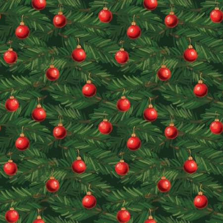 Christmas Wishes Ornaments Green