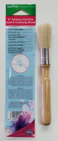 6in Sewing Machine Dust and Cleaning Brush