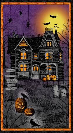 Moonlit Manor Multi Large 24" x 42" Panel