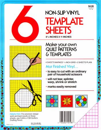 Blank Plastic Template Sheet