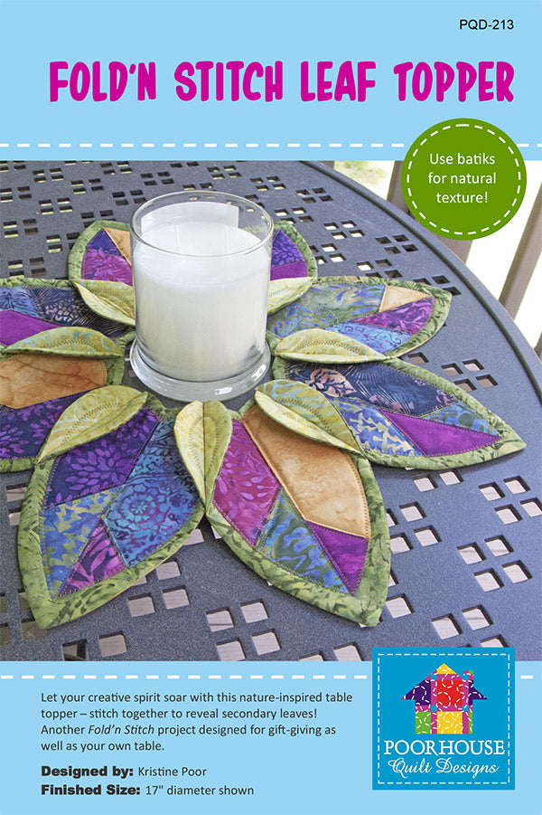 FOLD N' STITCH LEAF TOPPER