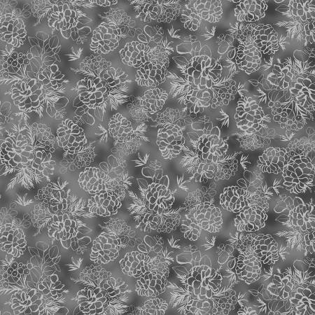 Cotton & Pine Charcoal/Silver